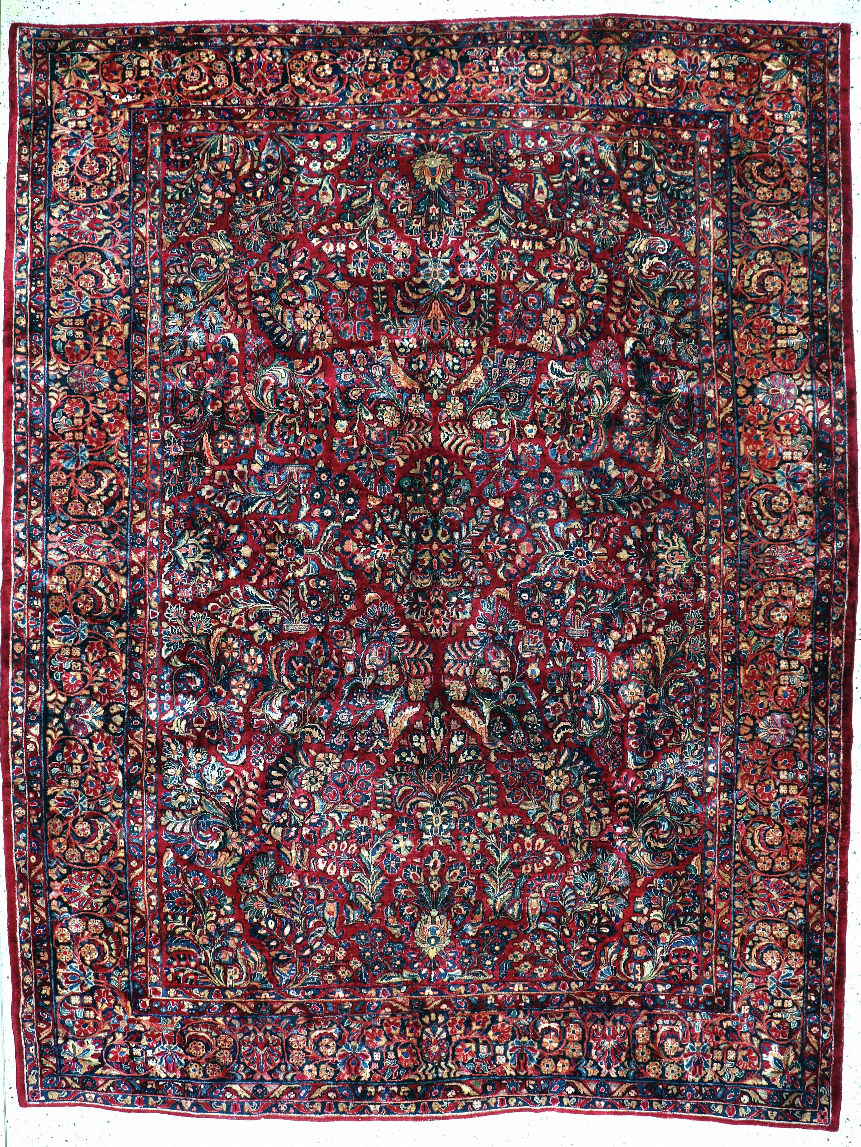 Image 27155774 - Us Re-Import Sarogh, Persien, Anfang 20.Jhd, Wolle auf Baumwolle, ca. 360 x 275 cm,EHZ: ...