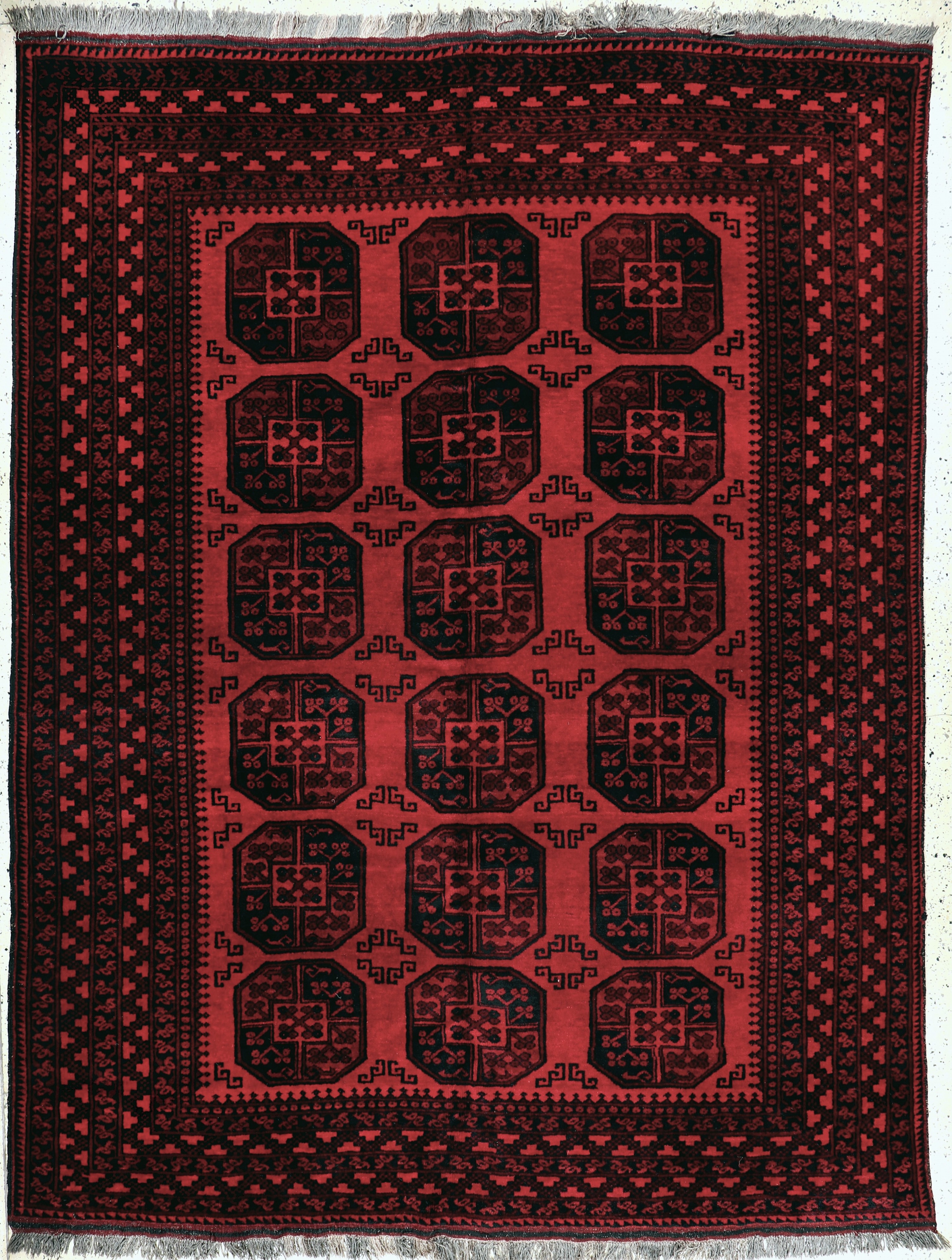 Image 27155776 - Dolatabad, Afghanistan, Ende 20.Jhd, Wolle auf Wolle, ca. 336 x 260 cm, EHZ: 2 ...