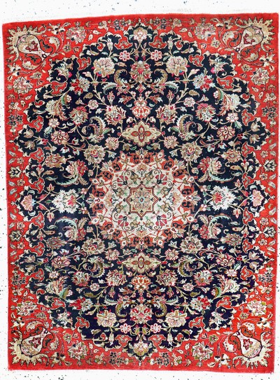 Image Ghom Seide, Persien, Mitte 20.Jhd, reine Naturseide, ca. 140 x 105 cm, ...