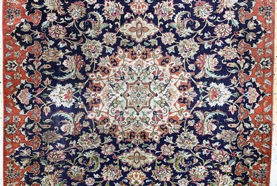 27155735b - Ghom Seide, Persien, Mitte 20.Jhd, reine Naturseide, ca. 140 x 105 cm, ...