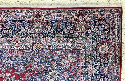 27155770g - Kerman Lawar fein, Persien, Mitte 20.Jhd, Wolle auf Baumwolle, ca. 510 x 300 cm, EHZ: 2 ...