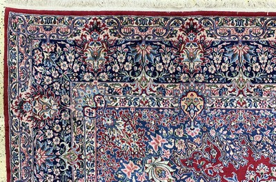 27155770h - Kerman Lawar fein, Persien, Mitte 20.Jhd, Wolle auf Baumwolle, ca. 510 x 300 cm, EHZ: 2 ...