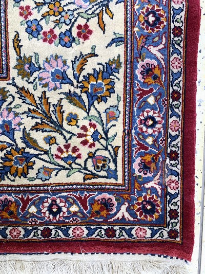 27155772i - Keschan alt, Persien, Mitte 20.Jhd, Wolle auf Baumwolle, ca. 400 x 270 cm, Mottenfraß, ...