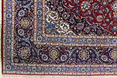 27155773b - Keschan fein, Persien, Mitte 20.Jhd, Wolle auf Baumwolle, ca. 414 x 297 cm, EHZ: 2 ...