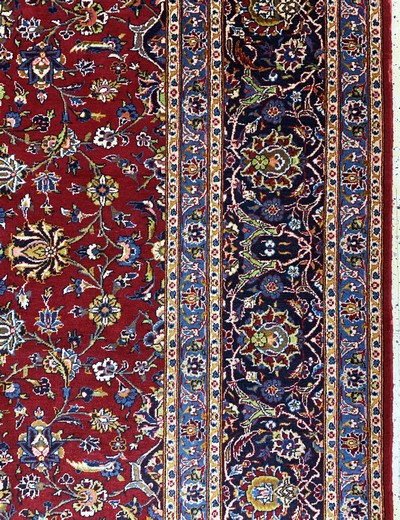 27155773e - Keschan fein, Persien, Mitte 20.Jhd, Wolle auf Baumwolle, ca. 414 x 297 cm, EHZ: 2 ...