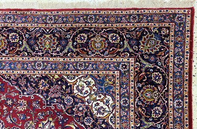 27155773f - Keschan fein, Persien, Mitte 20.Jhd, Wolle auf Baumwolle, ca. 414 x 297 cm, EHZ: 2 ...