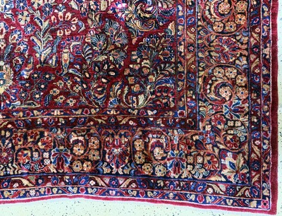 27155774a - Us Re-Import Sarogh, Persien, Anfang 20.Jhd, Wolle auf Baumwolle, ca. 360 x 275 cm,EHZ: ...