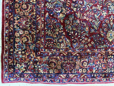 27155774b - Us Re-Import Sarogh, Persien, Anfang 20.Jhd, Wolle auf Baumwolle, ca. 360 x 275 cm,EHZ: ...