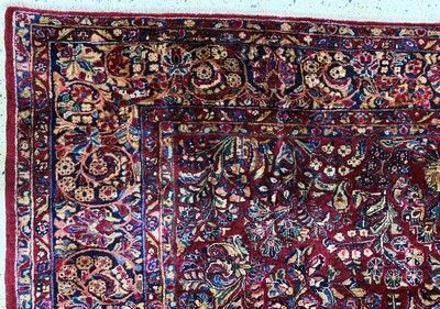 27155774g - Us Re-Import Sarogh, Persien, Anfang 20.Jhd, Wolle auf Baumwolle, ca. 360 x 275 cm,EHZ: ...