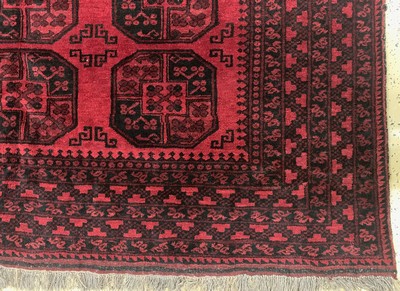 27155776a - Dolatabad, Afghanistan, Ende 20.Jhd, Wolle auf Wolle, ca. 336 x 260 cm, EHZ: 2 ...