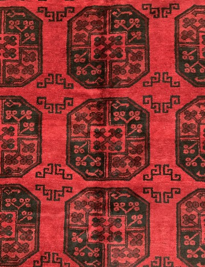 27155776e - Dolatabad, Afghanistan, Ende 20.Jhd, Wolle auf Wolle, ca. 336 x 260 cm, EHZ: 2 ...