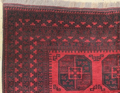 27155776g - Dolatabad, Afghanistan, Ende 20.Jhd, Wolle auf Wolle, ca. 336 x 260 cm, EHZ: 2 ...