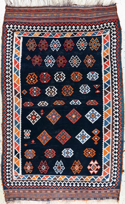 Image Ghashgai Kilim antique, Persia, around 1900, wool on wool, approx. 235 x 150 cm, ...