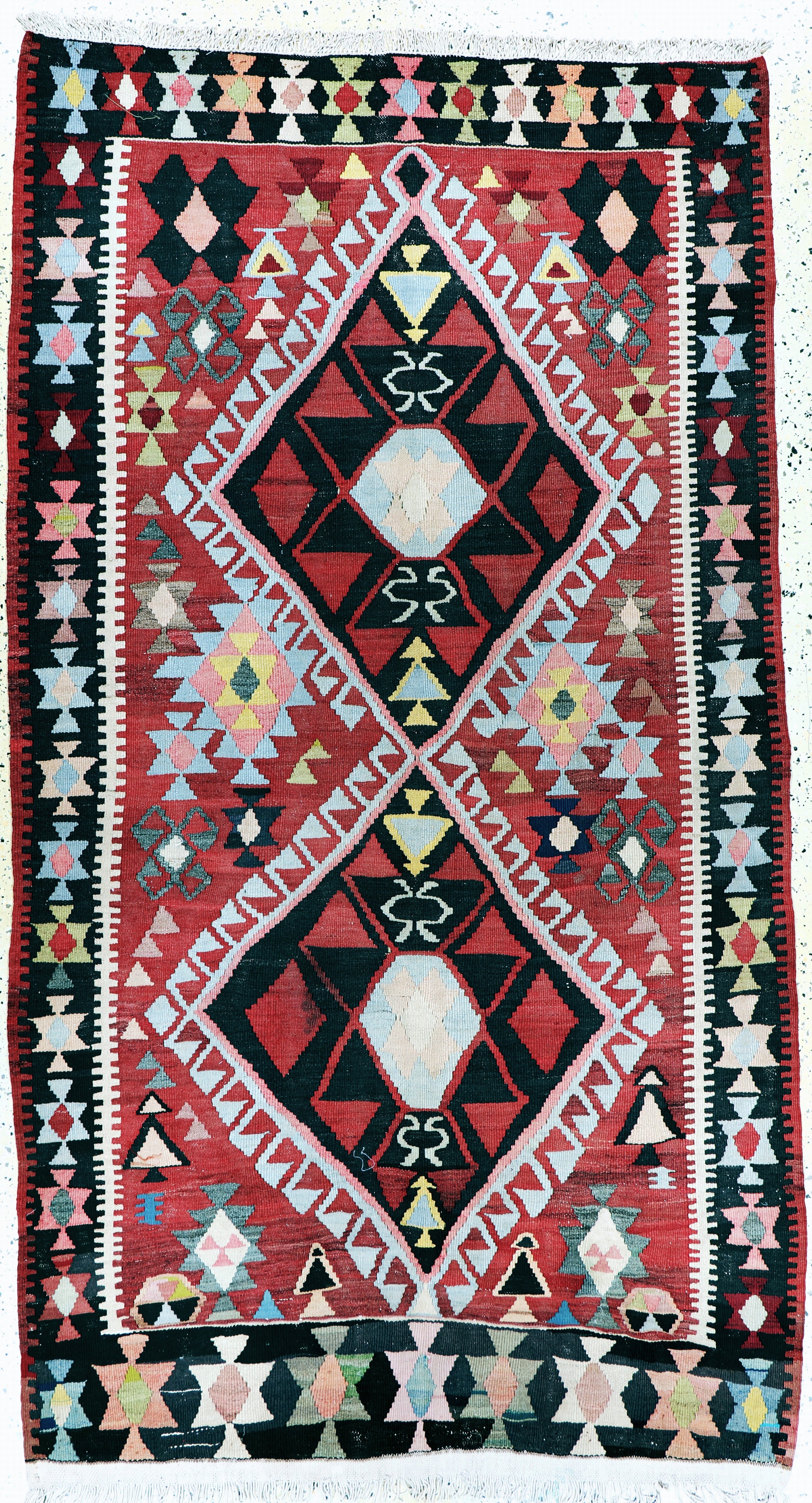 Image 27155815 - Bachtiar Kelim, Persien, Mitte 20.Jhd, Wolle auf Baumwolle, ca. 245 x 135 cm, ...
