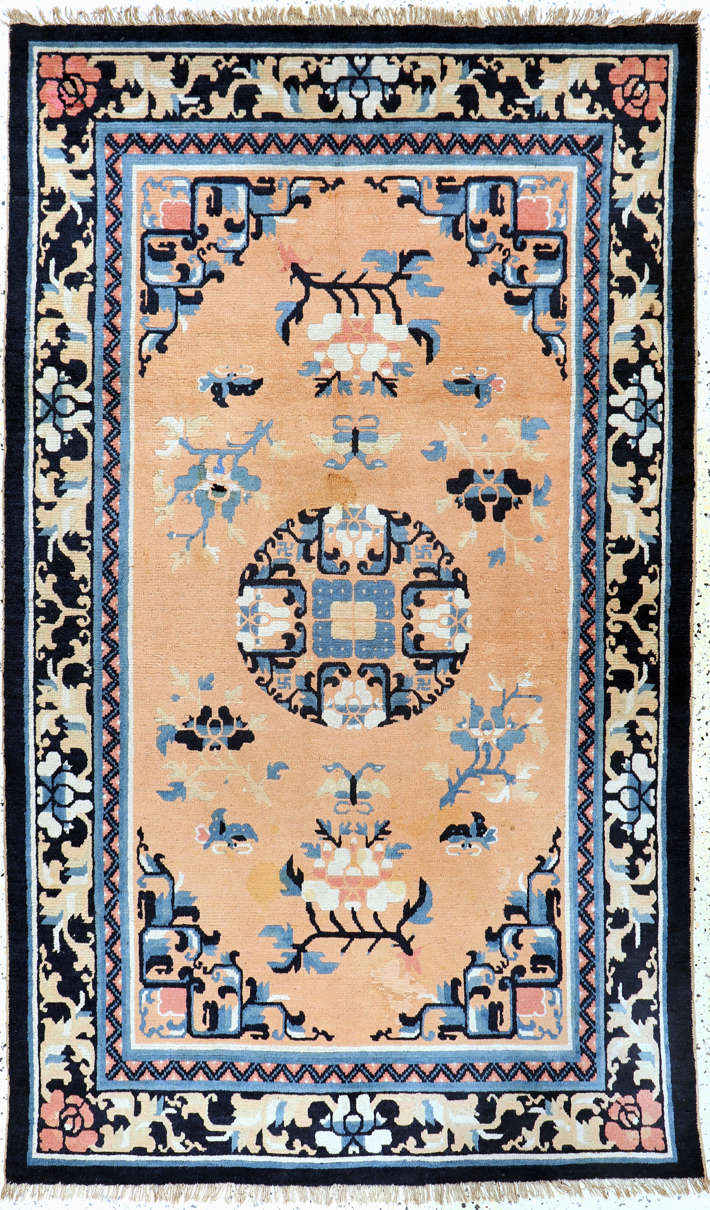 Image 27155840 - Ning-Hsia antik, China, um 1900, Wolle auf Baumwolle, ca. 213 x 130 cm, EHZ: ...