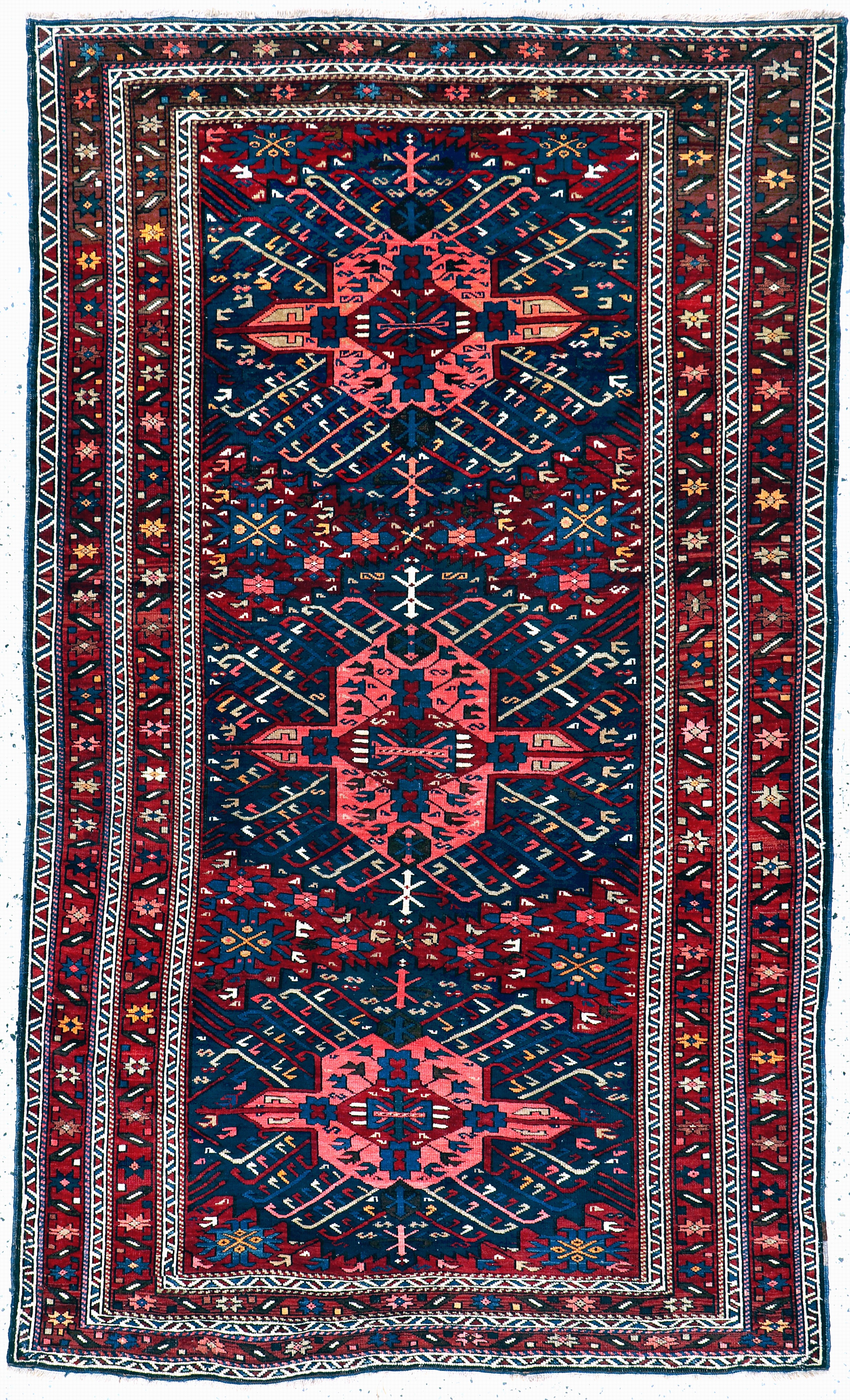 Image 27155843 - ´Seichur´Kazak antik, Kaukasus, um 1900, Wolle auf Wolle, ca. 242 x 145 cm, EHZ: 2, ...