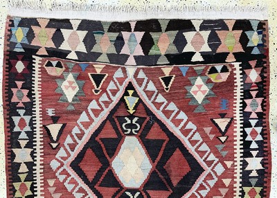 27155815a - Bachtiar Kelim, Persien, Mitte 20.Jhd, Wolle auf Baumwolle, ca. 245 x 135 cm, ...