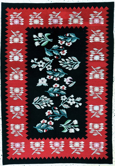 Image Bessarabian Kilim, Balkans, mid-20th century, wool on cotton, approx. 180 x 125 cm, ...