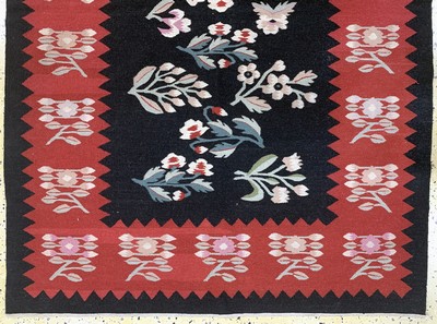 27155817b - Bessarabian Kelim, Balkan, Mitte 20.Jhd, Wolle auf Baumwolle, ca. 180 x 125 cm, ...