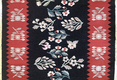 27155817c - Bessarabian Kelim, Balkan, Mitte 20.Jhd, Wolle auf Baumwolle, ca. 180 x 125 cm, ...