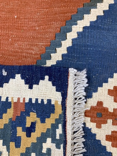 27155818f - Ghaschgai Kelim, Persien, Ende 20.Jhd, Wolle auf Wolle, ca. 197 x 145 cm, ...
