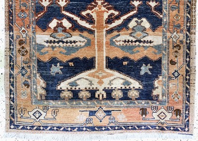 27155822d - Azeri alt, Persien, Mitte 20.Jhd, Wolle aufBaumwolle, ca. 360 x 160 cm, EHZ: 2 ...