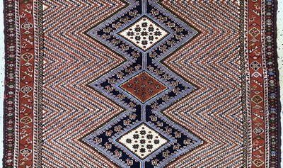 27155824b - Ghochan, Persien, Mitte 20.Jhd, Wolle auf Wolle, ca. 175 x 142 cm, EHZ: 2 Schätzpreis: ...