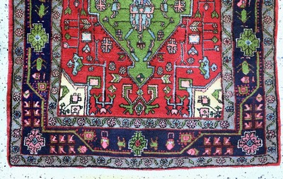 27155827b - 2 Lots Sarogh & Koliai, Persien, Ende 20.Jhd, Wolle auf Baumwolle, ca. 160 x 103 ...