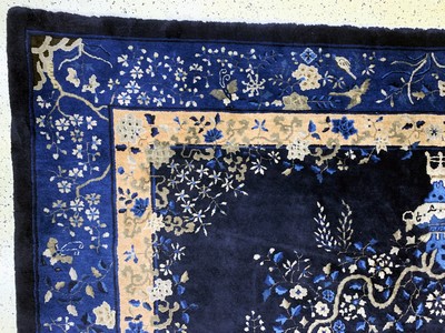 27155837h - Peking´Palastteppich´antik, China, um 1900,Wolle auf Baumwolle, ca. 585 x 310 cm, EHZ: ...