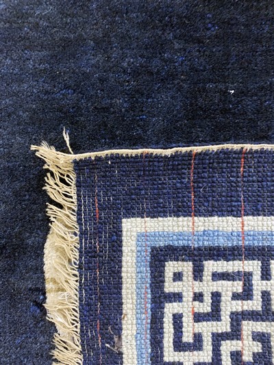 27155838e - Pao Tow antik, China, um 1900, Wolle auf Baumwolle, ca. 205 x 130 cm, EHZ: ...