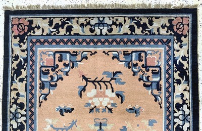 27155840a - Ning-Hsia antik, China, um 1900, Wolle auf Baumwolle, ca. 213 x 130 cm, EHZ: ...