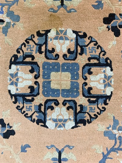 27155840d - Ning-Hsia antik, China, um 1900, Wolle auf Baumwolle, ca. 213 x 130 cm, EHZ: ...
