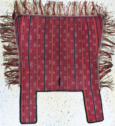 Image Yomud#´horse blanket#´antique, Turkmenistan, around 1900, wool on wool, approx. 150 x 125 ...