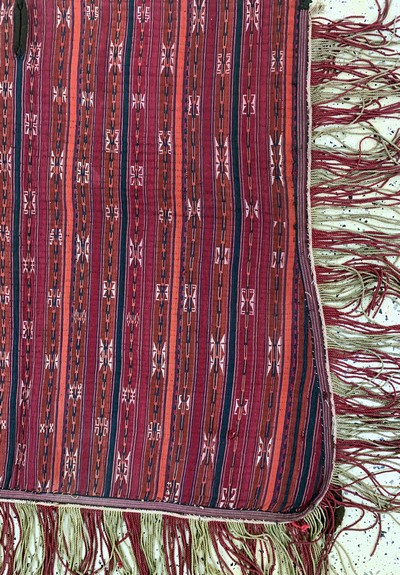 27155842a - Yomud´Pferdedecke´antik, Turkmenistan, um 1900, Wolle auf Wolle, ca. 150 x 125 cm, EHZ: ...