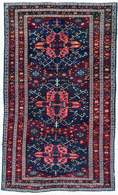 Image #´Seichur#´Kazak antique, Caucasus, around 1900, wool on wool, approx. 242 x 145 cm, ...