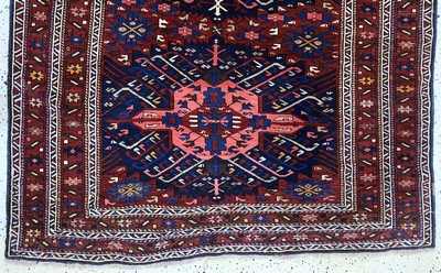 27155843c - ´Seichur´Kazak antik, Kaukasus, um 1900, Wolle auf Wolle, ca. 242 x 145 cm, EHZ: 2, ...