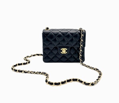 CHANEL MINI FLAP BAG VINTAGE S26 -Breite: 17 cm ...