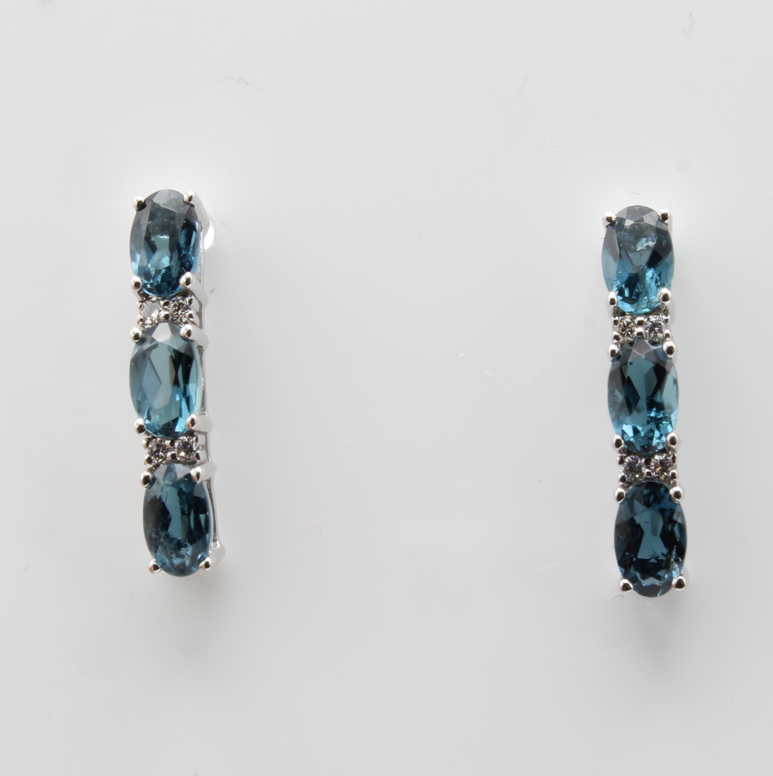 Image 27156706 - Paar Ohrstecker mit Turmalinen und Brillanten WG 585/000, 6 Turmaline zus. ca. 1.56 ct, ...