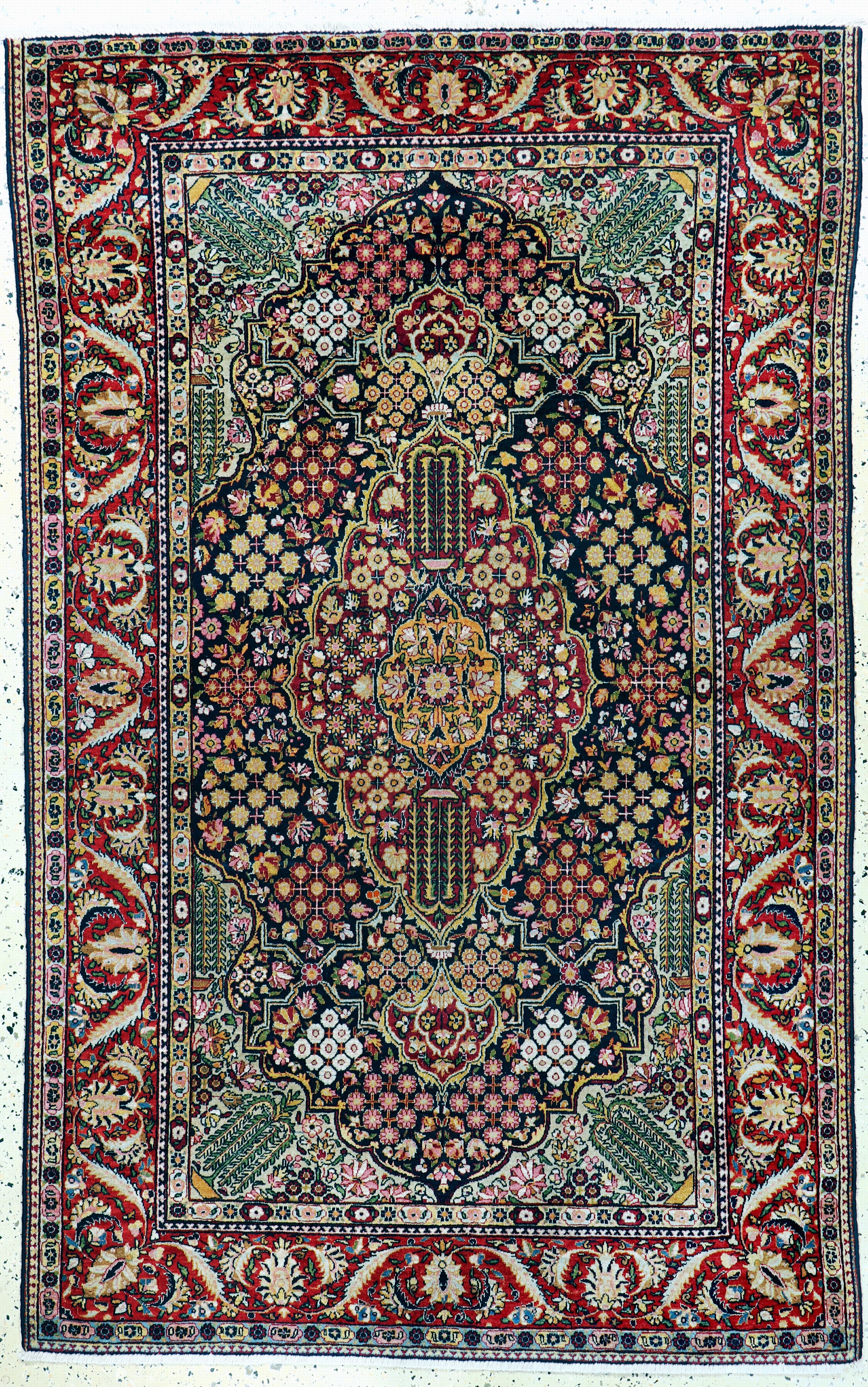 Image 27156727 - Keschan´Ateschoglou´alt, Persien, Anfang 20.Jhd, Wolle auf Baumwolle, ca. 209 x 133 ...