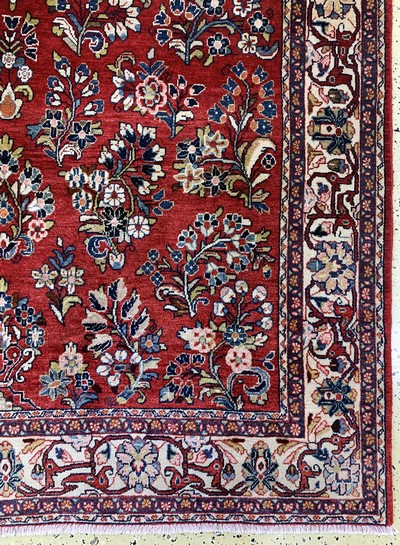 27156725a - Sarogh, Persien, Ende 20.Jhd, Wolle auf Baumwolle, ca. 254 x 156 cm, EHZ: 1-2 ...