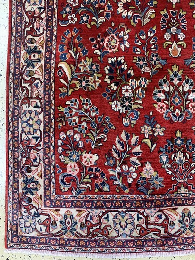 27156725b - Sarogh, Persien, Ende 20.Jhd, Wolle auf Baumwolle, ca. 254 x 156 cm, EHZ: 1-2 ...