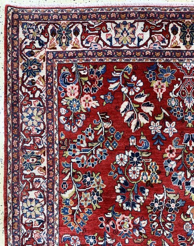27156725c - Sarogh, Persien, Ende 20.Jhd, Wolle auf Baumwolle, ca. 254 x 156 cm, EHZ: 1-2 ...