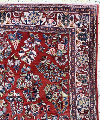 27156725d - Sarogh, Persien, Ende 20.Jhd, Wolle auf Baumwolle, ca. 254 x 156 cm, EHZ: 1-2 ...