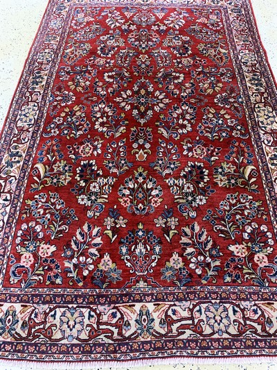27156725e - Sarogh, Persien, Ende 20.Jhd, Wolle auf Baumwolle, ca. 254 x 156 cm, EHZ: 1-2 ...