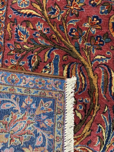 27156726e - #´Manchester#´Kashan antique, Persia, around 1900, Manchester-corkwool, approx. 188 x 132 ...
