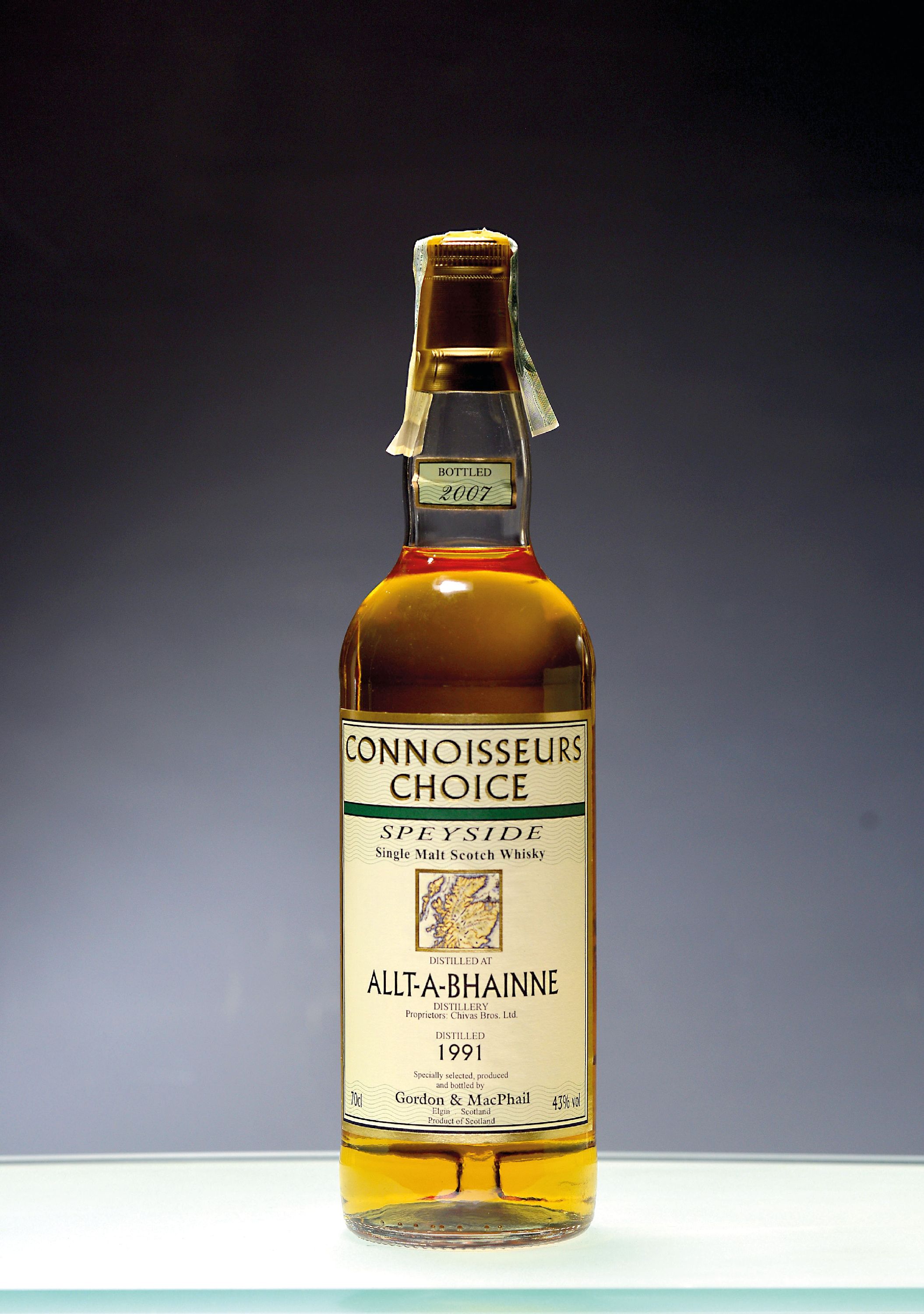 Image 27156818 - 1 bottle of 1991 Allt-A-Bhainne Connoisseurs Choice, bottled in 2007, Scotch Whiskey, ...
