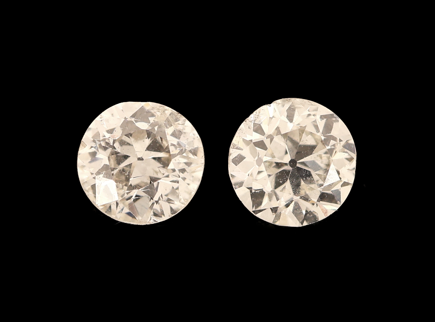 Image 27156835 - Lot 2 lose Altschliffdiamanten zus. ca. 0.64 ct Weiß/si Schätzpreis: 470, - EUR
