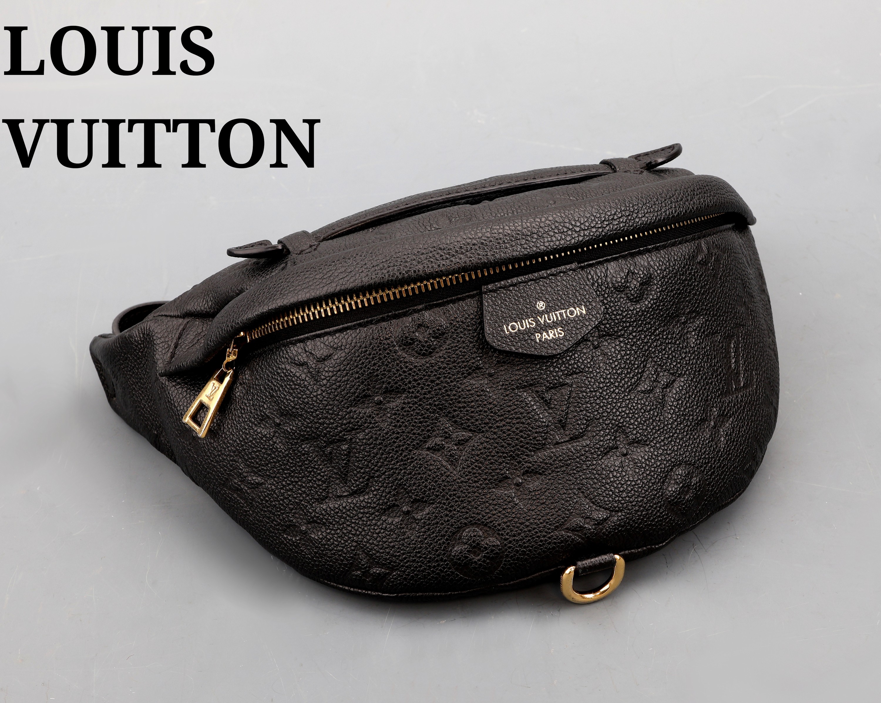 Image 27156882 - LOUIS VUITTON Bumbag, Monogram Empreinte in Schwarz, goldfarb. Hardware, grob ...