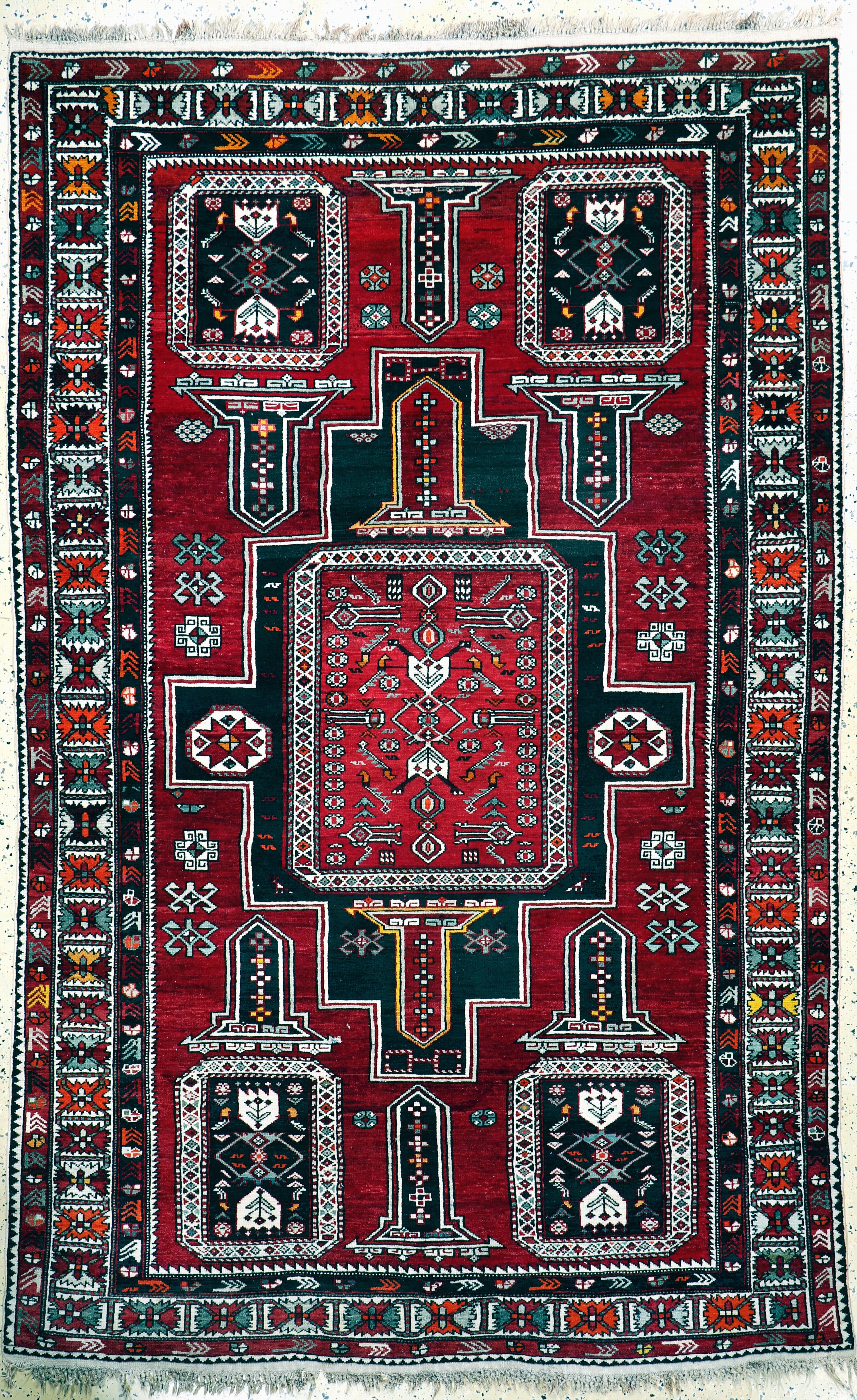 Image 27157021 - ´Tachteh´Schirwan, Kaukasus, Anfang 20.Jhd,Wolle auf Wolle, ca. 257 x 162 cm, minimaler ...