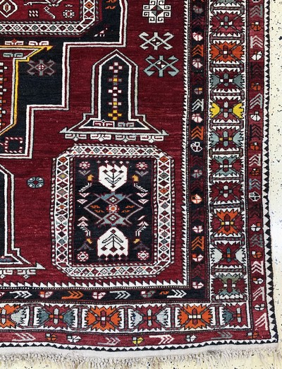 27157021a - ´Tachteh´Schirwan, Kaukasus, Anfang 20.Jhd,Wolle auf Wolle, ca. 257 x 162 cm, minimaler ...